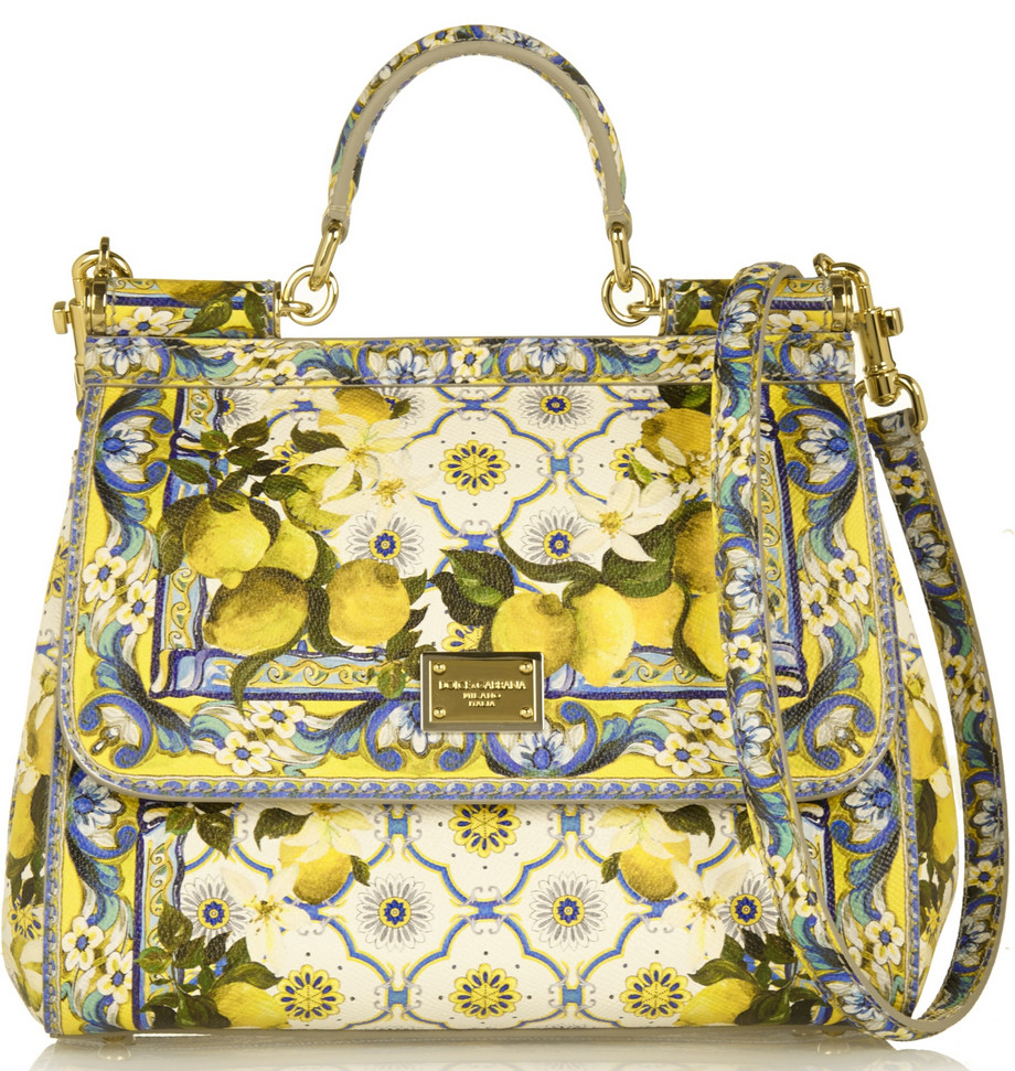 Dolce & Gabbana Sicily Printed Bag