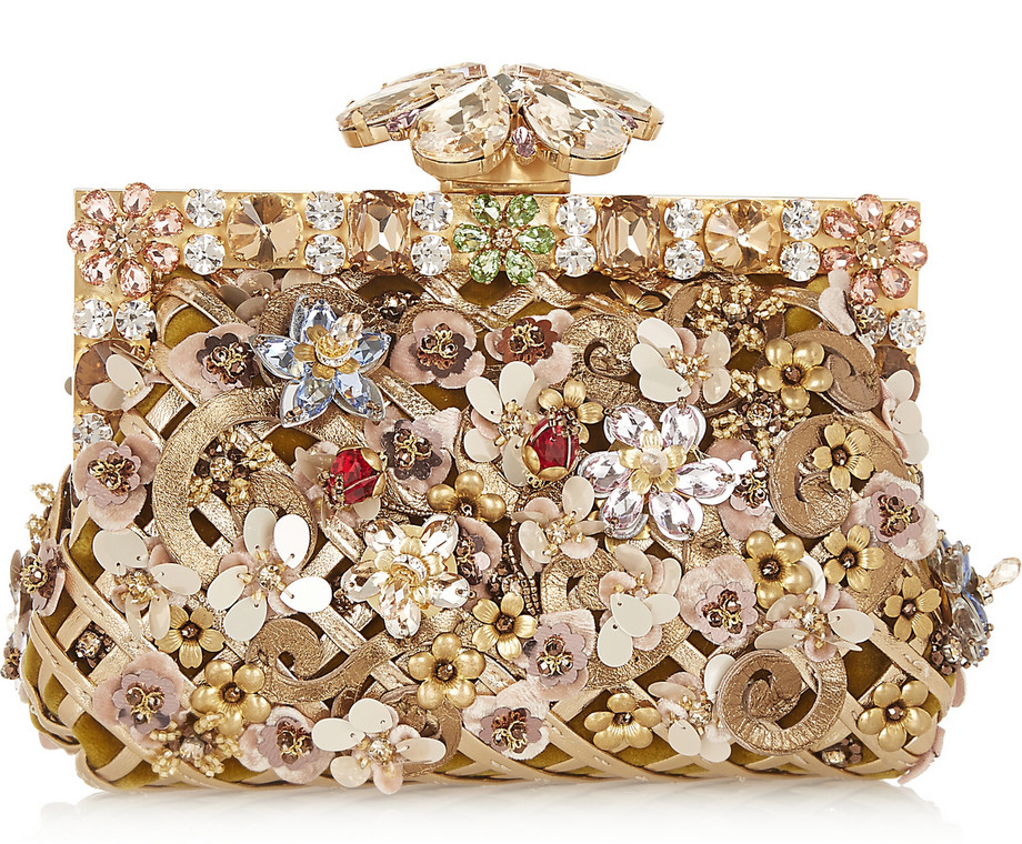 Dolce & Gabbana Vanda Flowers Clutch