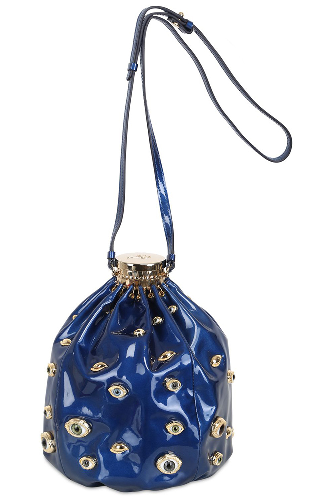 Ines Figaredo Eyes Bucket Bag