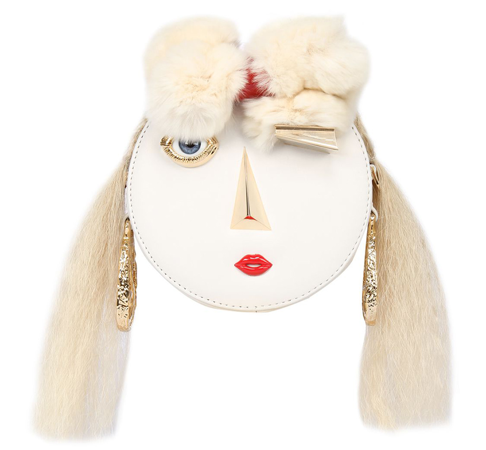 Ines Figaredo Small Girl Face Clutch