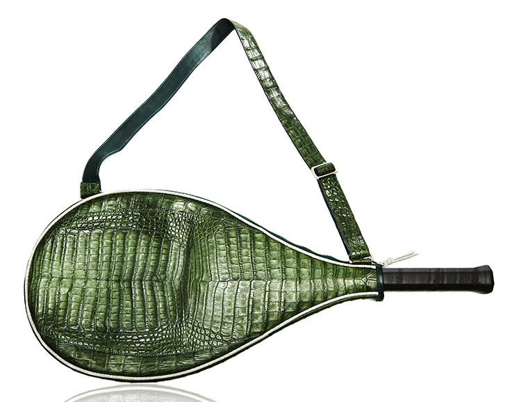Jill Haber Roger Crocodile Tennis Racket Cover