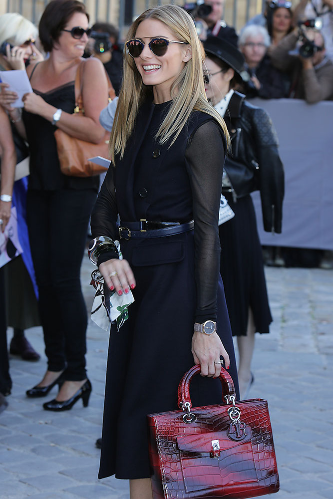 Olivia-Palermo-Dior-Lady-Dior-Pocket-Bag