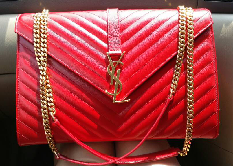 Saint Laurent Monogramme Matelasse Shoulder Bag