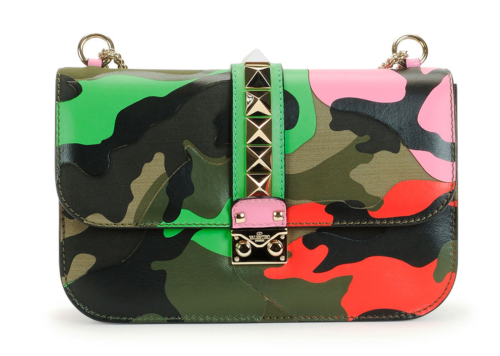 Valentino Psychedelic Camo Lock Bag