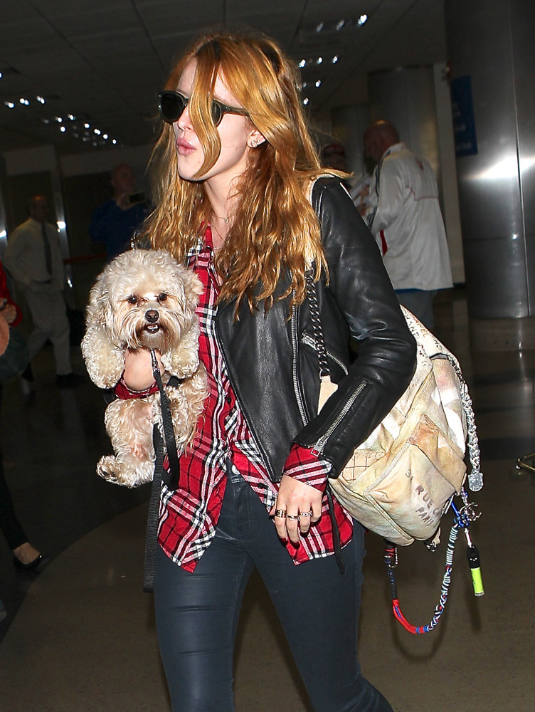 Bella Thorne arrives at LAX