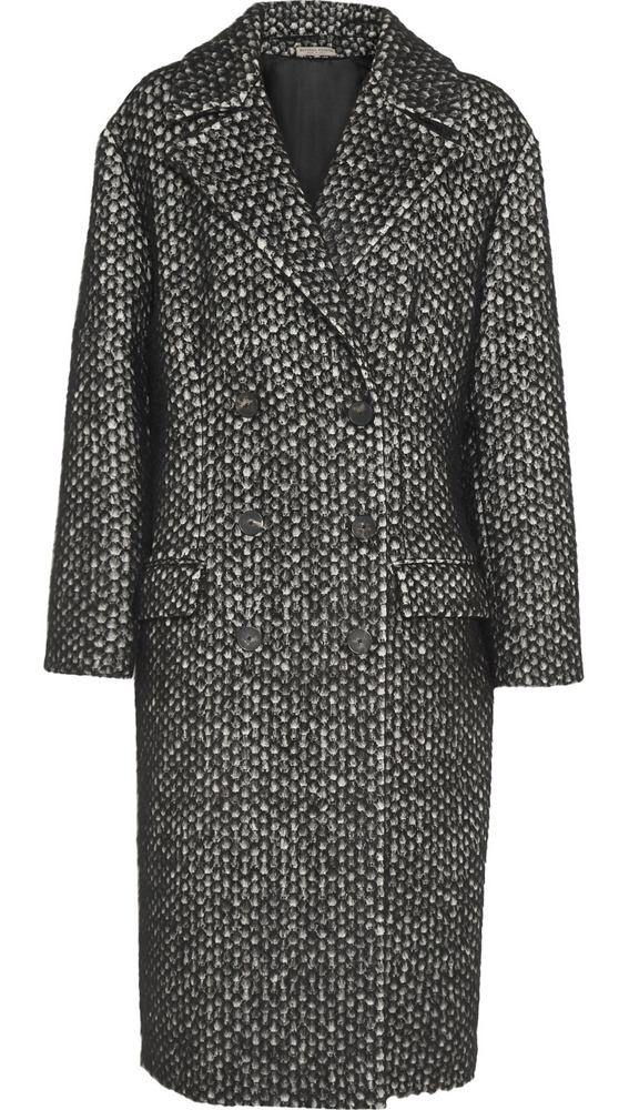 Bottega Veneta Brushed Jacquard Coat