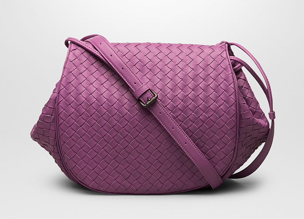 Bottega Veneta Monalisa Intrecciato Flap Messenger