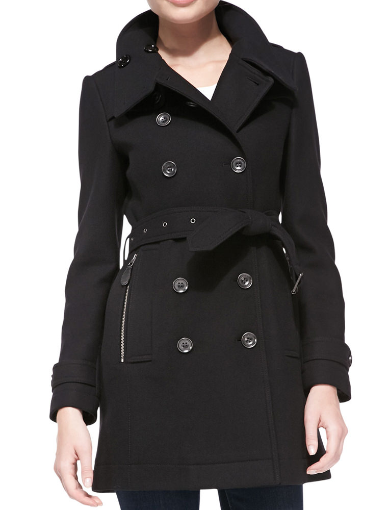 Burberry Brit Zip Pocket Trench Coat