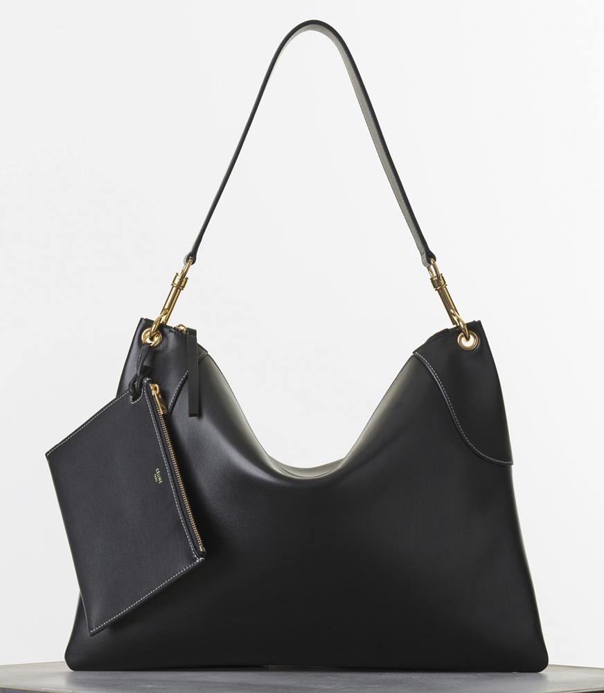 Celine FlatBag Black Natural Calf 2350