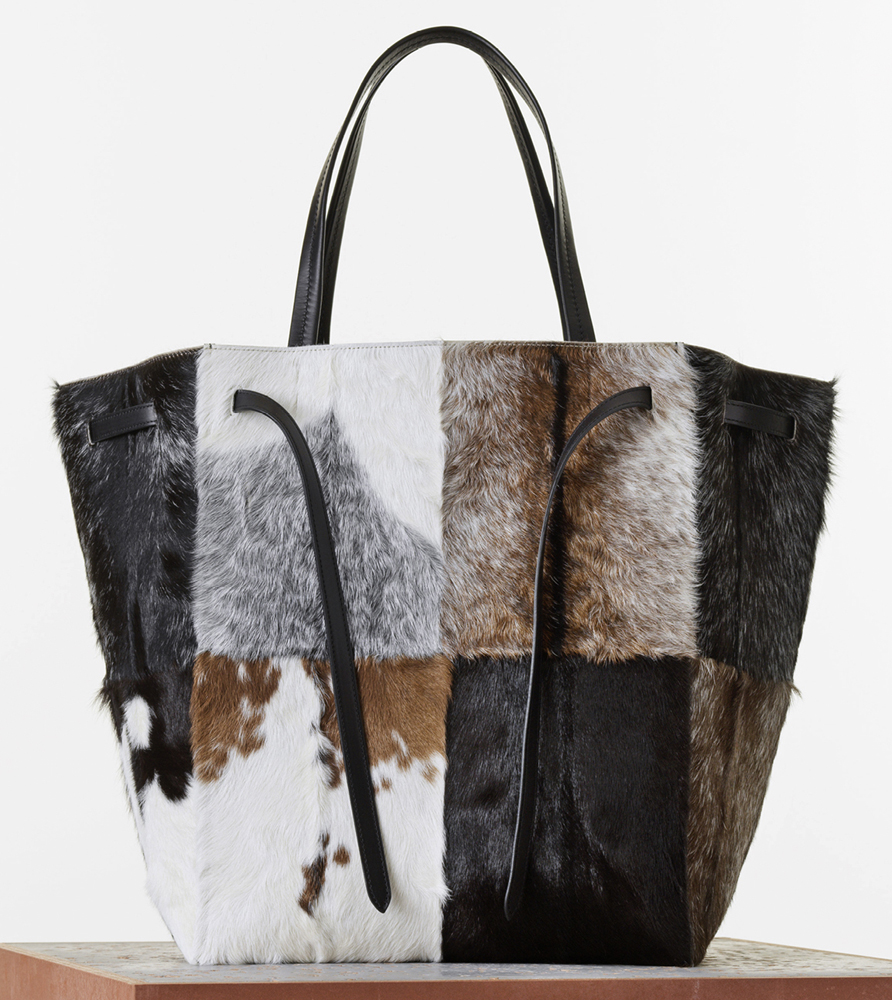 Celine Goat Fur Phantom Cabas Tote 3100