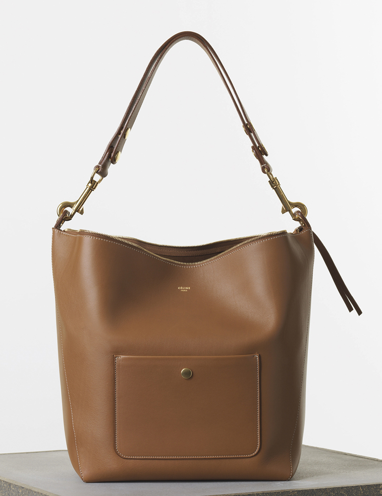 Celine medium Zipped Hobo Bag Tanned Natural Calf 2550