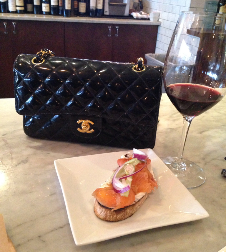 Chanel Bag and Bruschetta