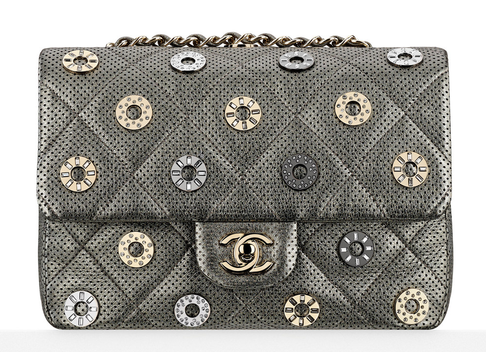 Chanel Eyelet Perforated Small Flap Bag 4800
