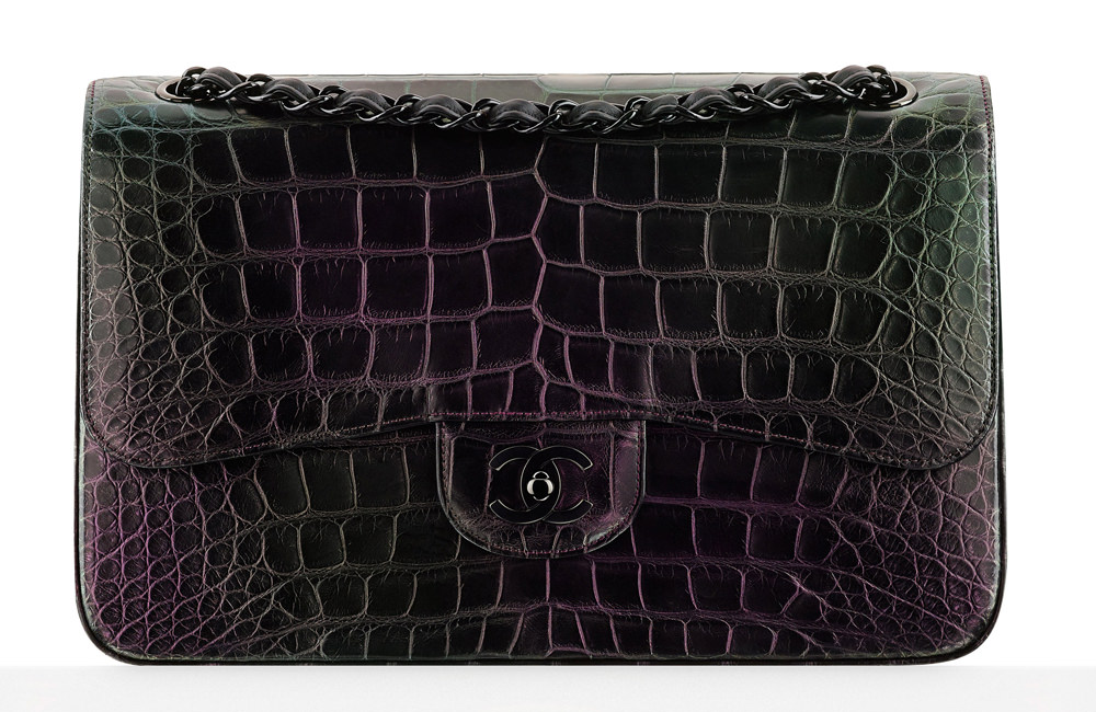 Chanel Iridescent Alligator Classic Flap Bag