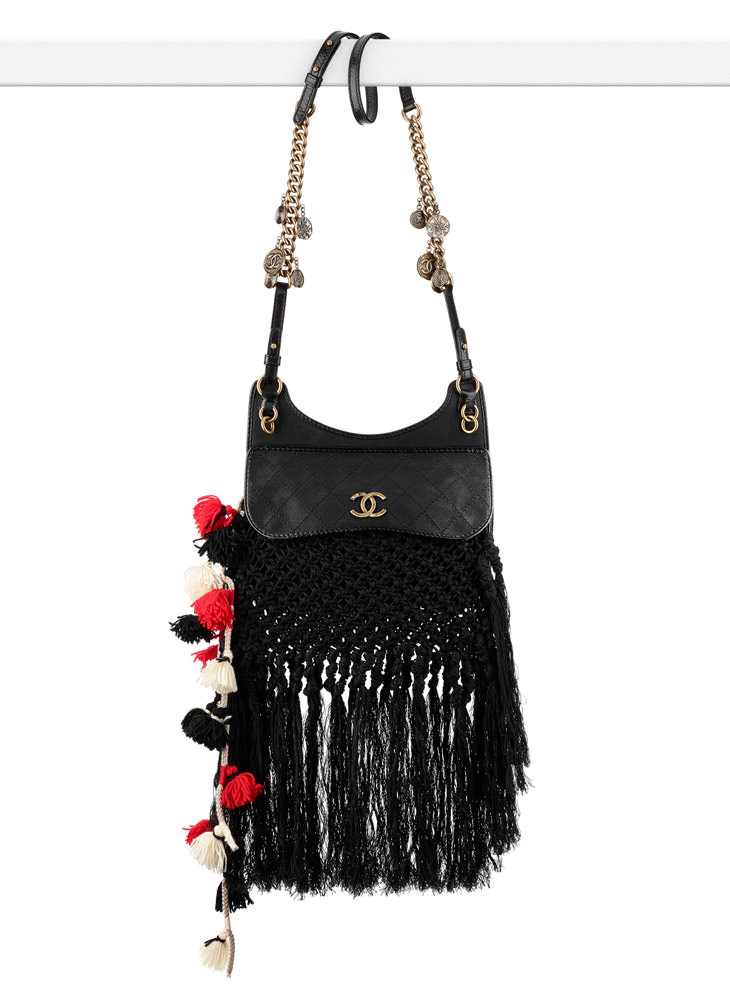 Chanel Iridescent Fringe Messenger Bag 7400
