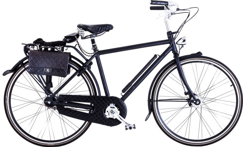 Chanel Limited Edition Black Aluminum & Quilted Leather Bicycle