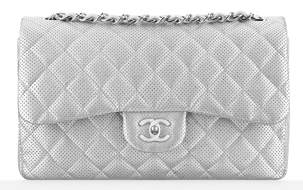 Chanel Perforated Classic Flap Bag 5500