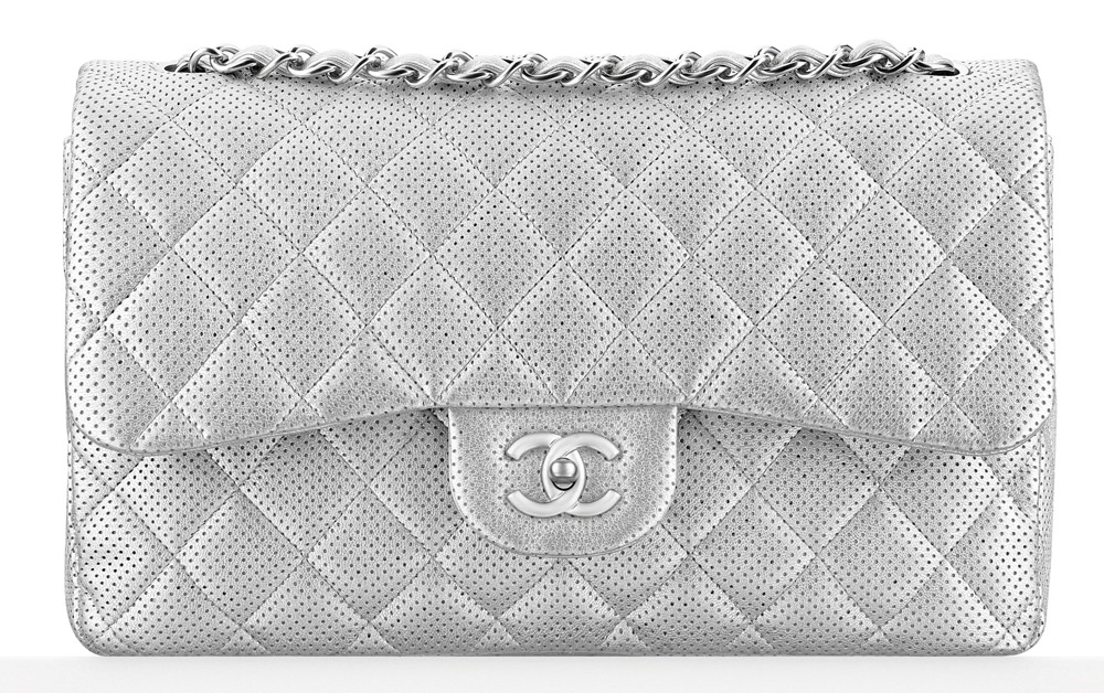 Chanel Perforated Classic Flap Bag 5500