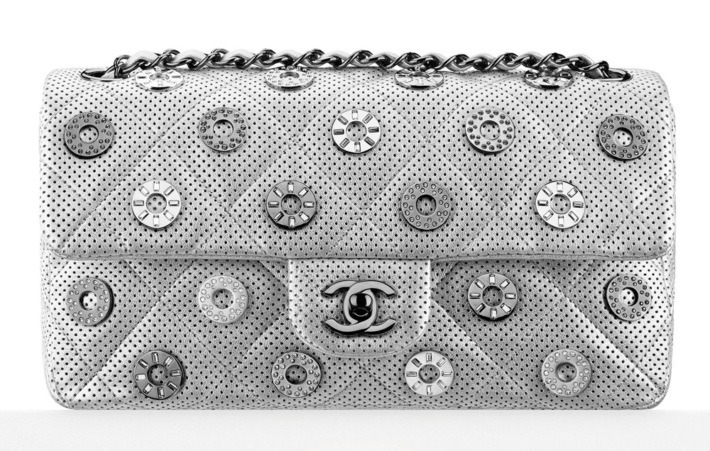 Chanel Perforated Eyelet Flap Bag 5600