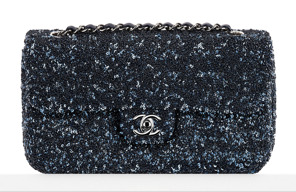 Chanel Sequin Embroidered Flap Bag 4900