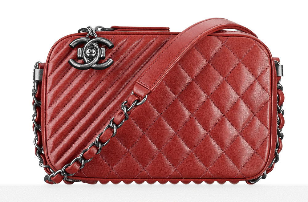 Chanel Small Camera Bag Red 3300