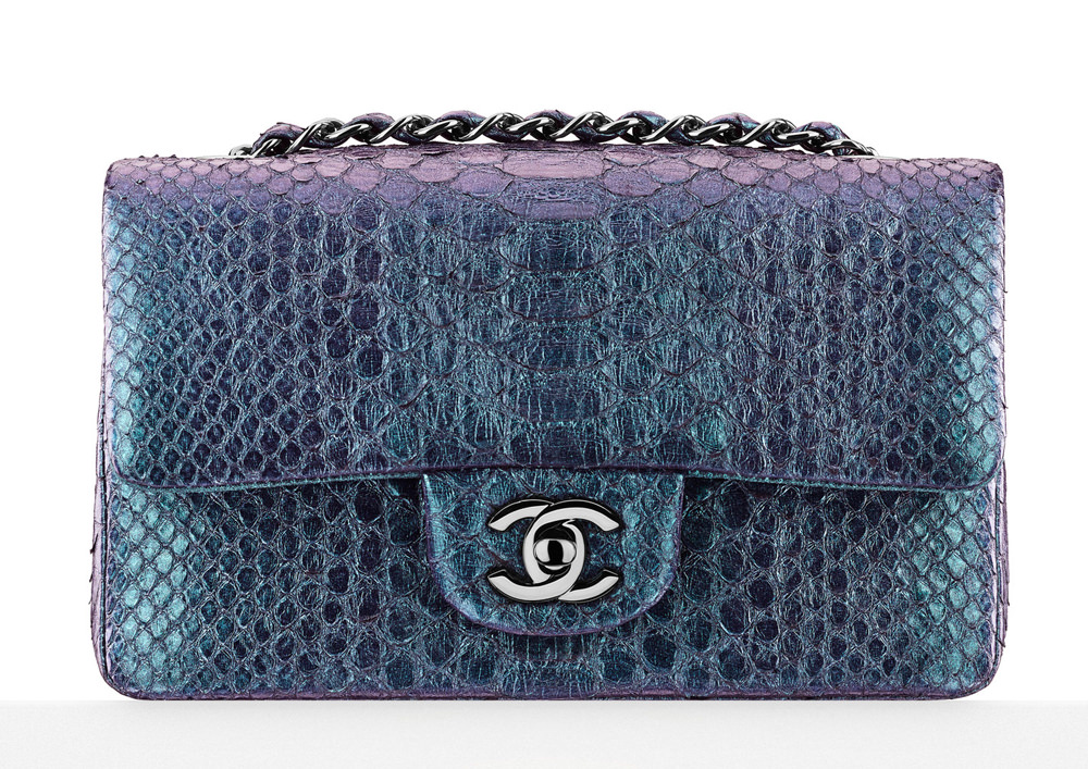 Chanel Small Python Classic Flap Bag