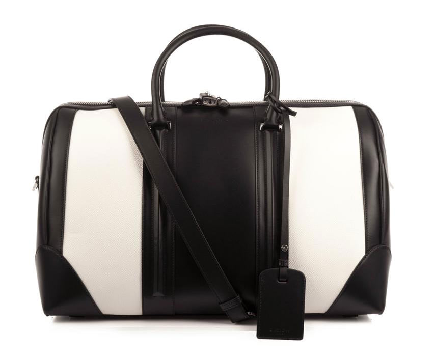 Givenchy Bicolor Leather Weekender Bag