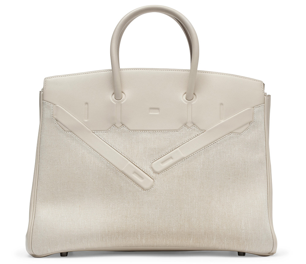 Hermes Limited Edition 35cm Shadow Birkin Bag