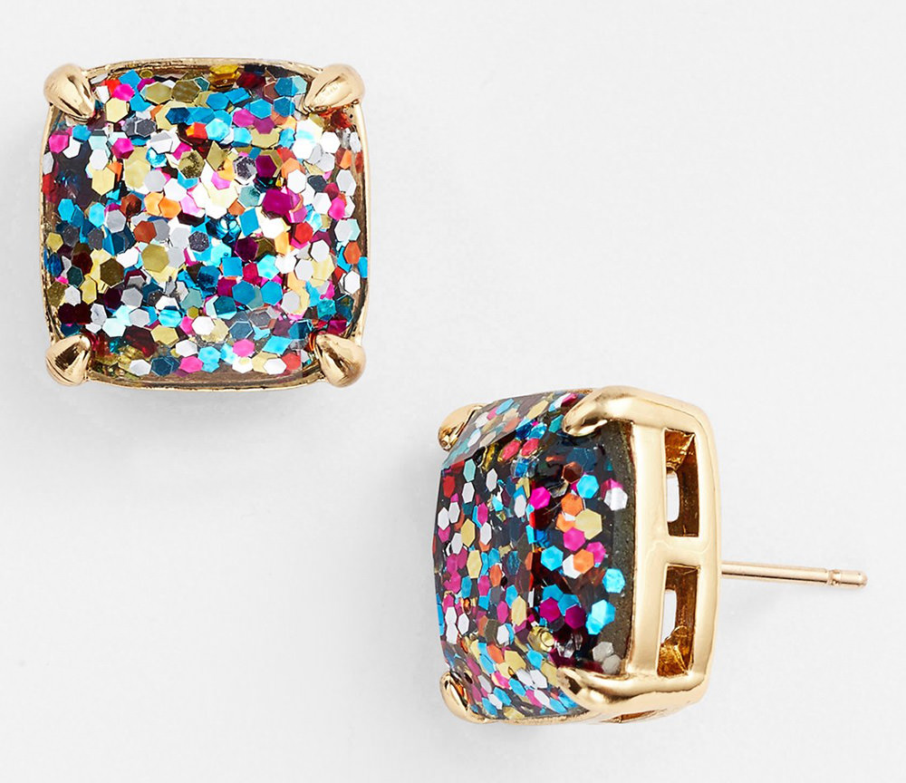 Kate Spade Glitter Stud Earrings