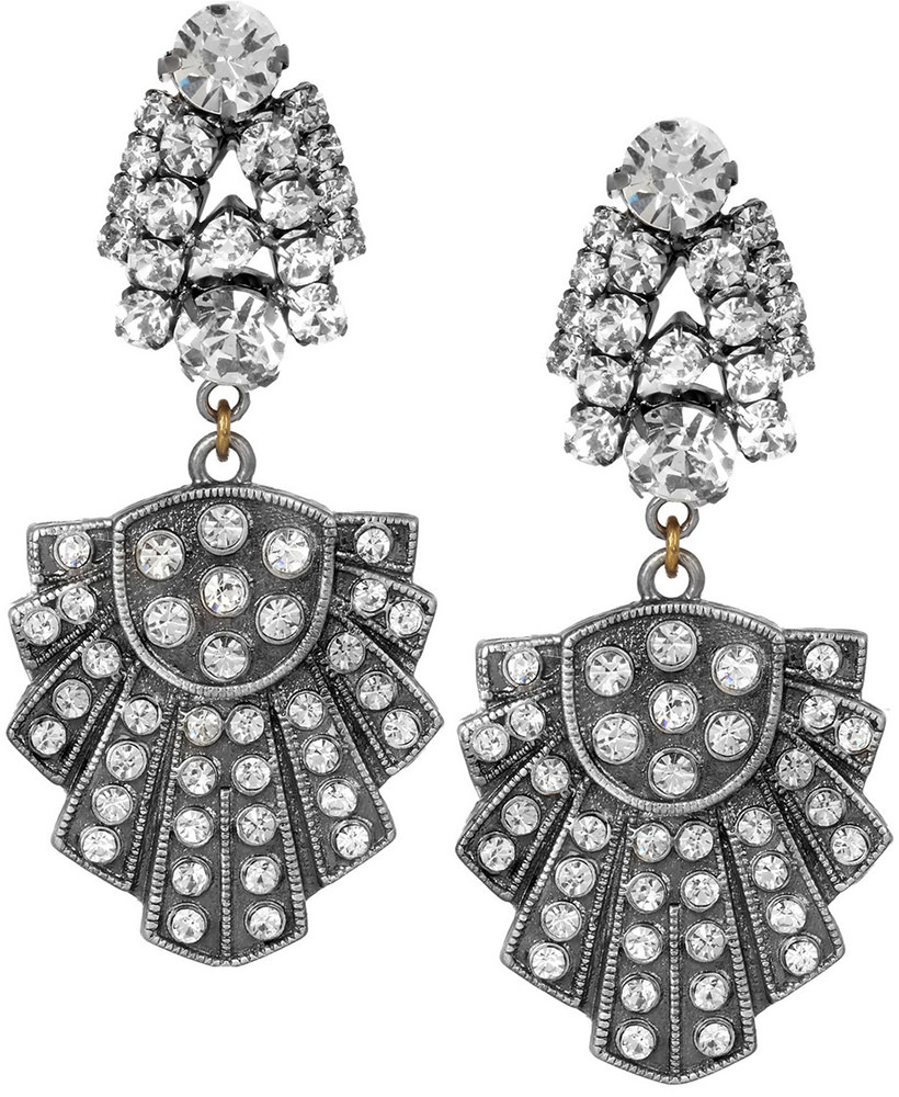 Lulu Frost Showcase Deco Earrings