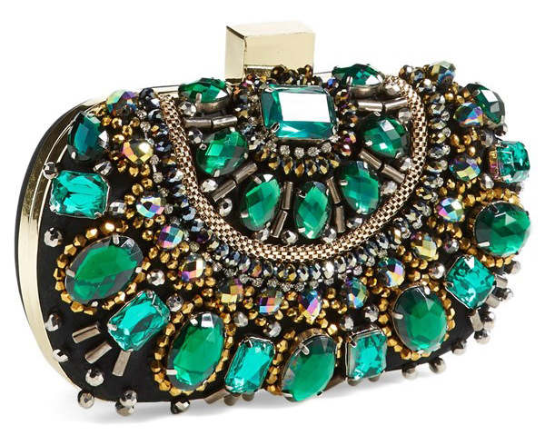 Natasha Couture Beaded Minaudiere