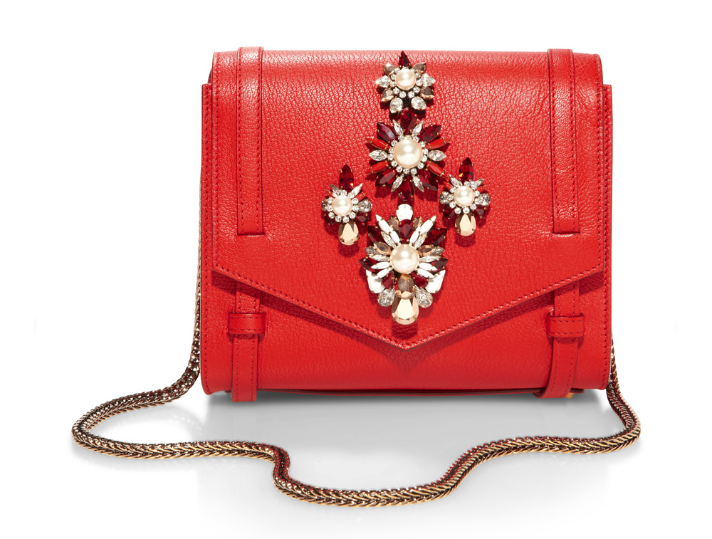 Shourouk Daktari Crystal-Embellished Shoulder Bag