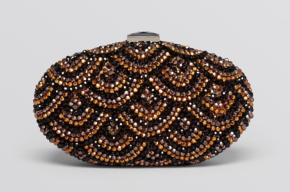 Sondra Roberts Oval Bead Box Clutch