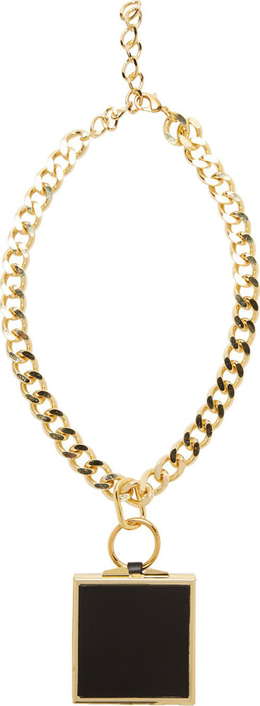 Toga Gold Compacy Pendant Necklace