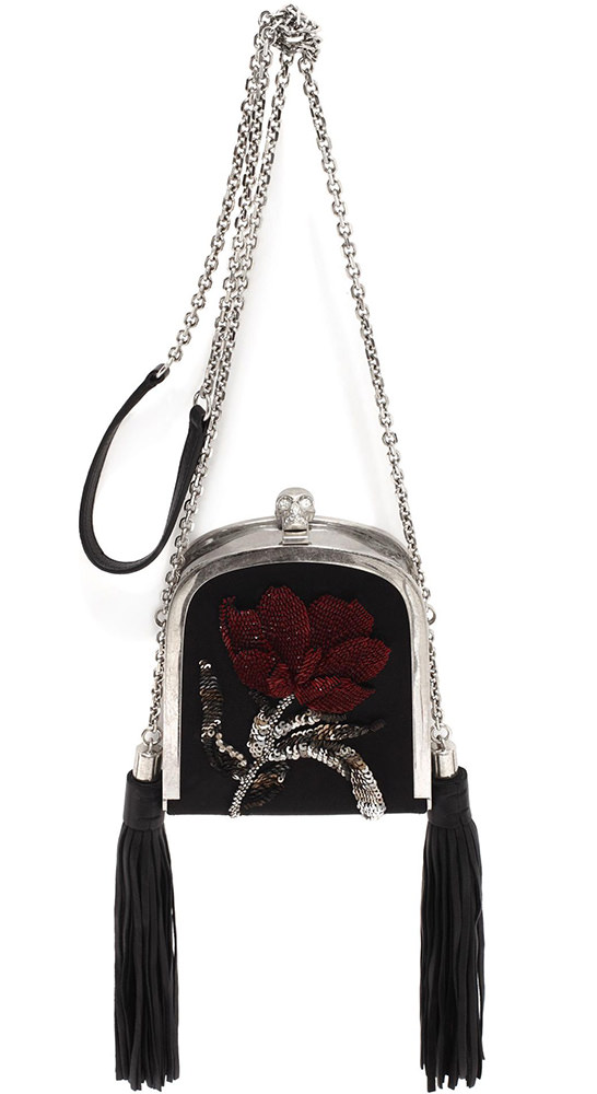 Alexander McQueen Tulip Tassel Clutch