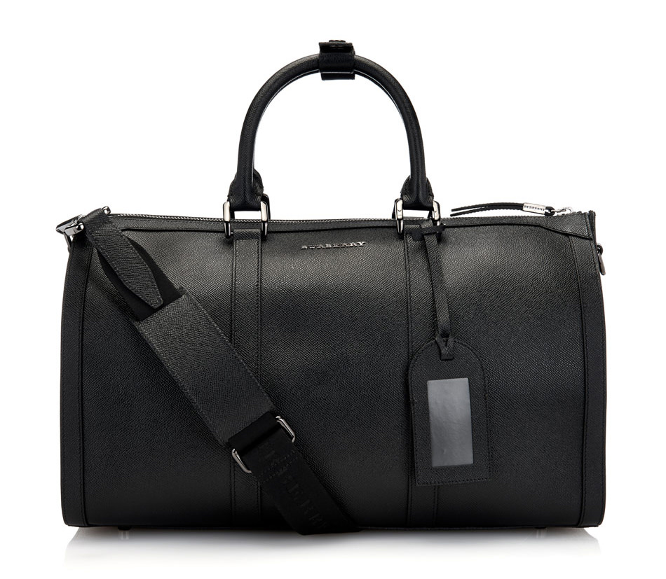 Burberry Leather Weekender Bag