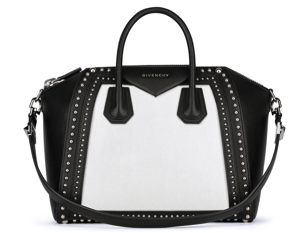 Givenchy Bicolor Studded Antigona Bag