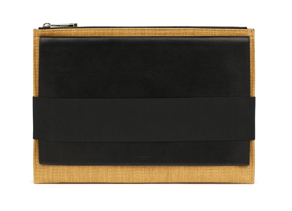 Givenchy Flap Clutch Jute