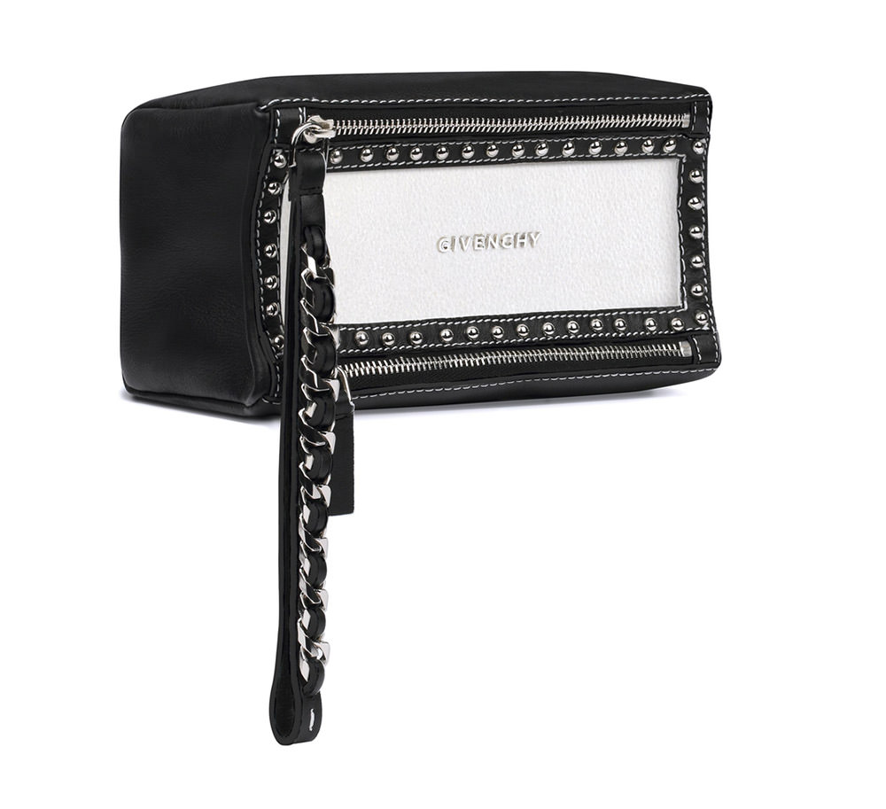 Givenchy Pandora Studded Bicolor Clutch