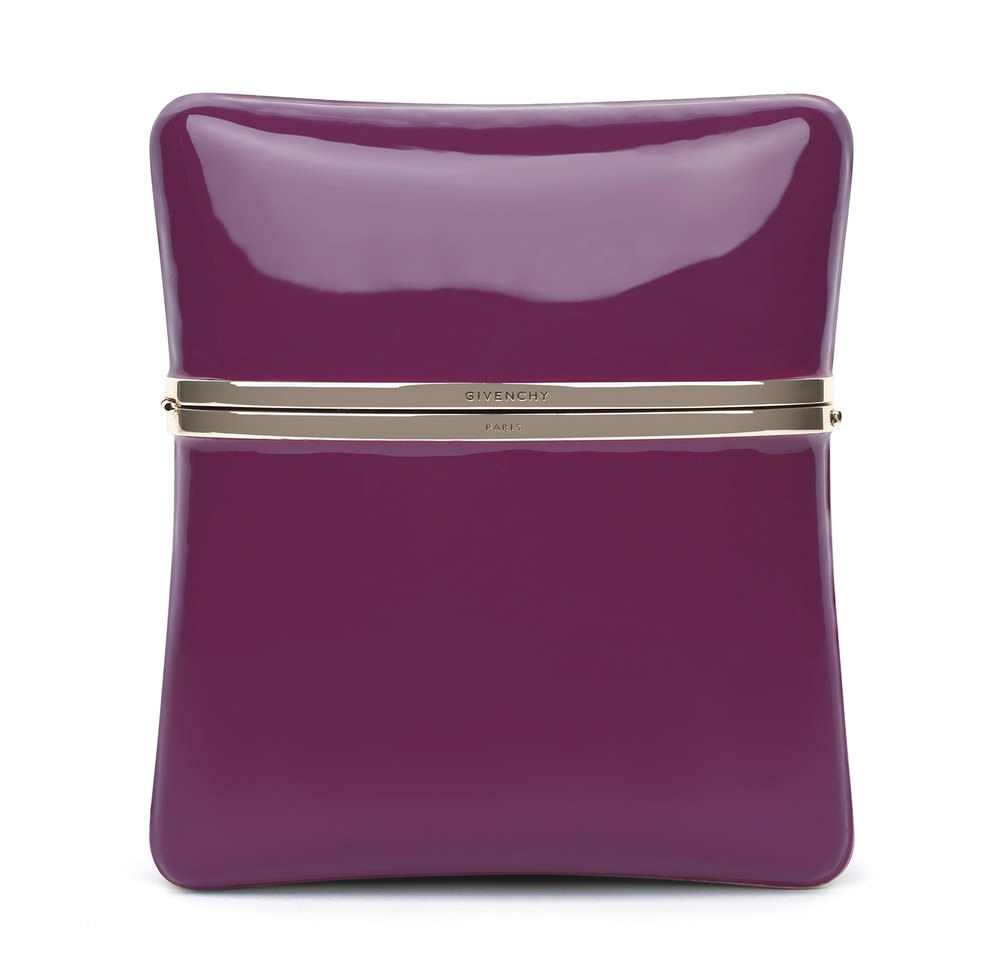 Givenchy Purple Enamel Clutch