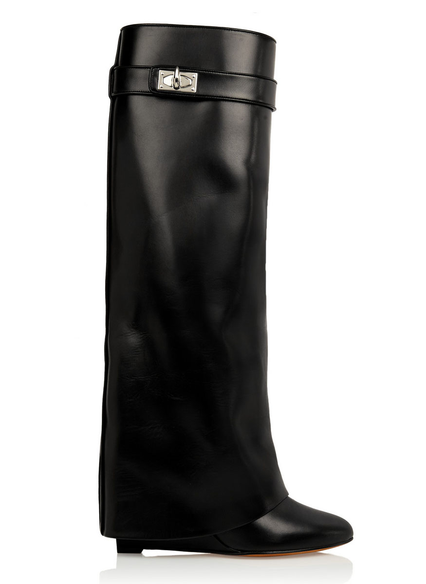 Givenchy Shark Lock Knee Boots