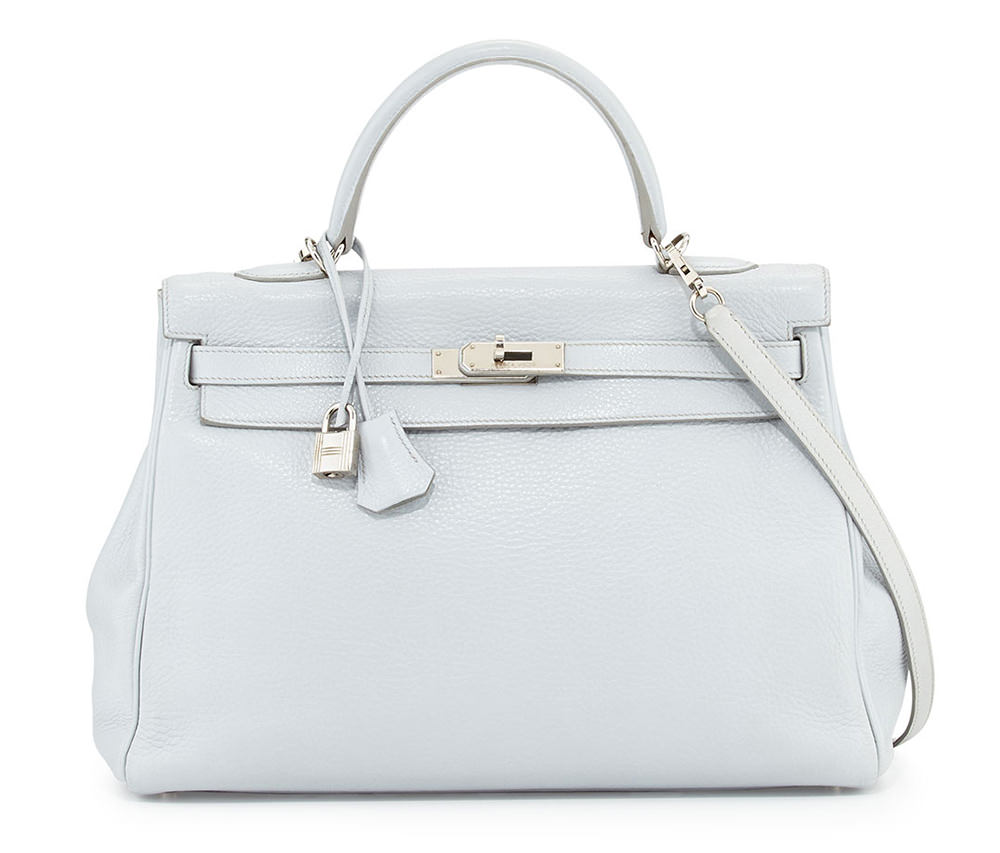 Hermes Arctic Blue Kelly Bag