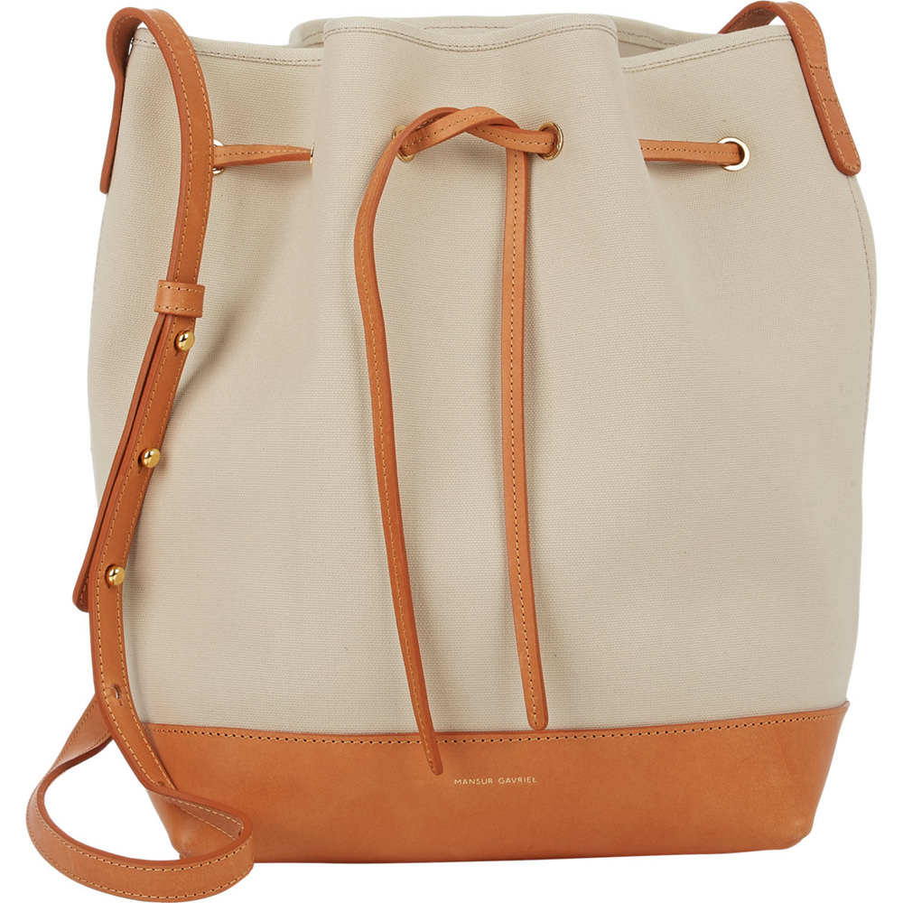 Mansur Gavriel Large Canvas Bucket Bag