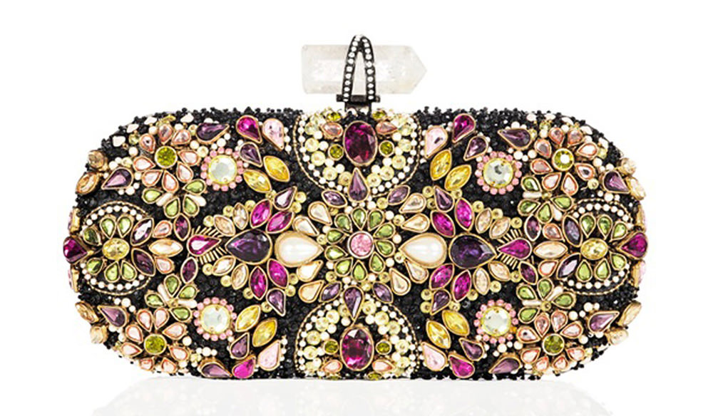 Marchesa Lily Jeweled Clutch