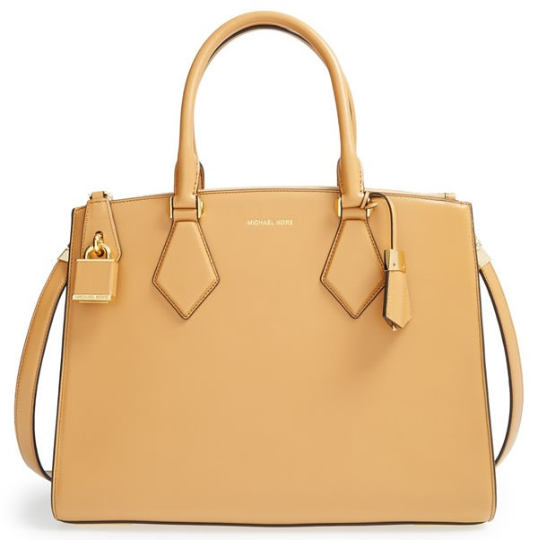 Michael Kors Large Casey Leather Satchel