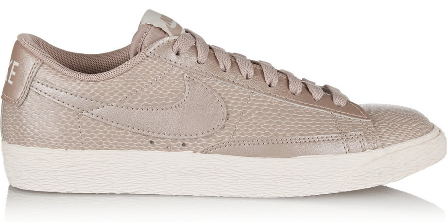 Nike Blazer Snake Effect Leather Sneakers