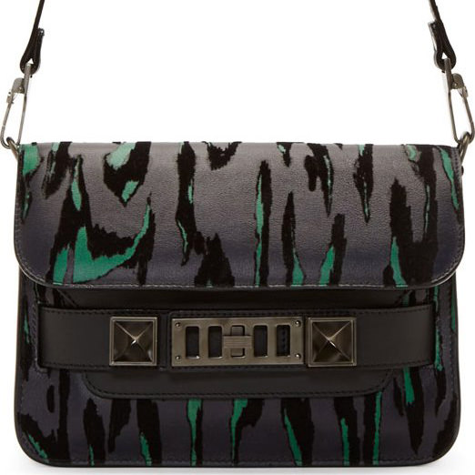 Proenza Schouler Flocked PS11 Mini Bag