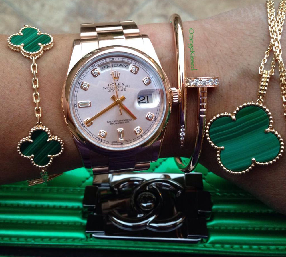 Rolex and Chanel Bag