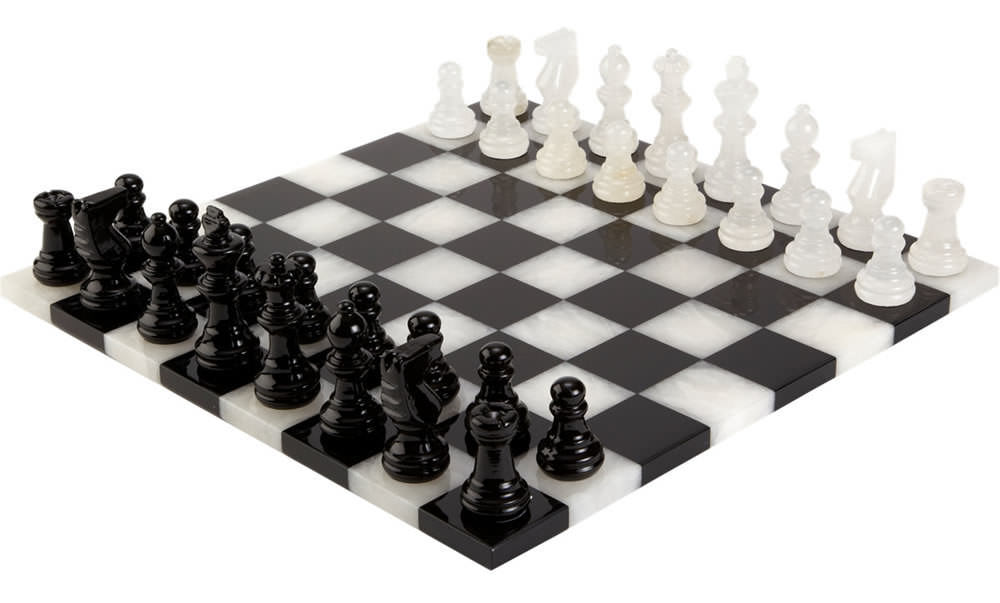 Scali Salvatore Alabaster Chess Set