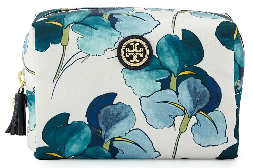 Tory Burch Brigitte Floral-Print Cosmetic Case